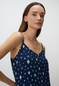 Jimmy Key MIDI WITH V-NECK STRAPS - Vestito casual - dark blue