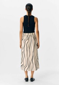 Object MIDI PRINT - Jupe trapèze - sandshell
