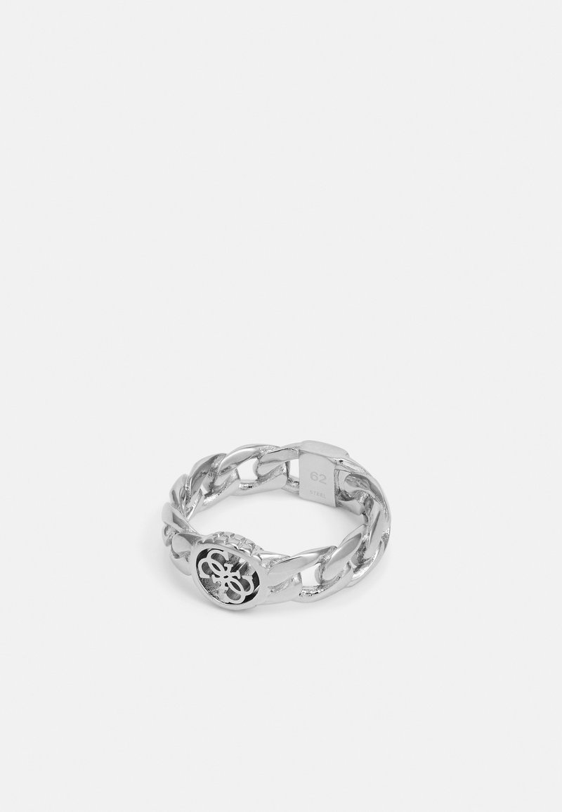 Guess LOG IN Ring silvercoloured Zalando.co.uk