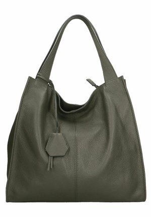 CHICCA BORSE Shopping Bag - verde scuro