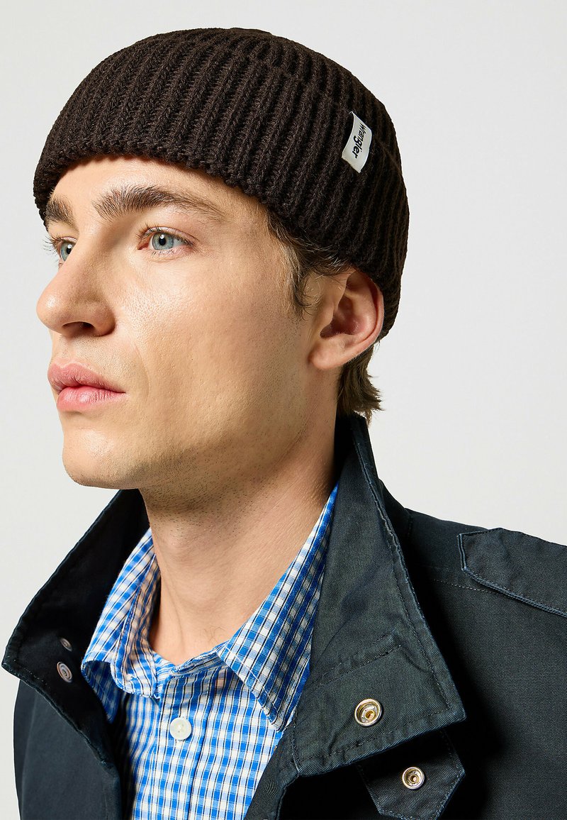 Wrangler SIGN OFF BEANIE - Gorro - mole