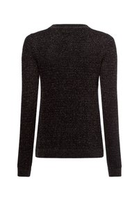 VILA Trui - schwarz silber