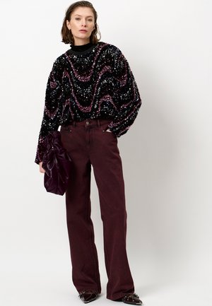 NUIT  - Relaxed fit jeans - red