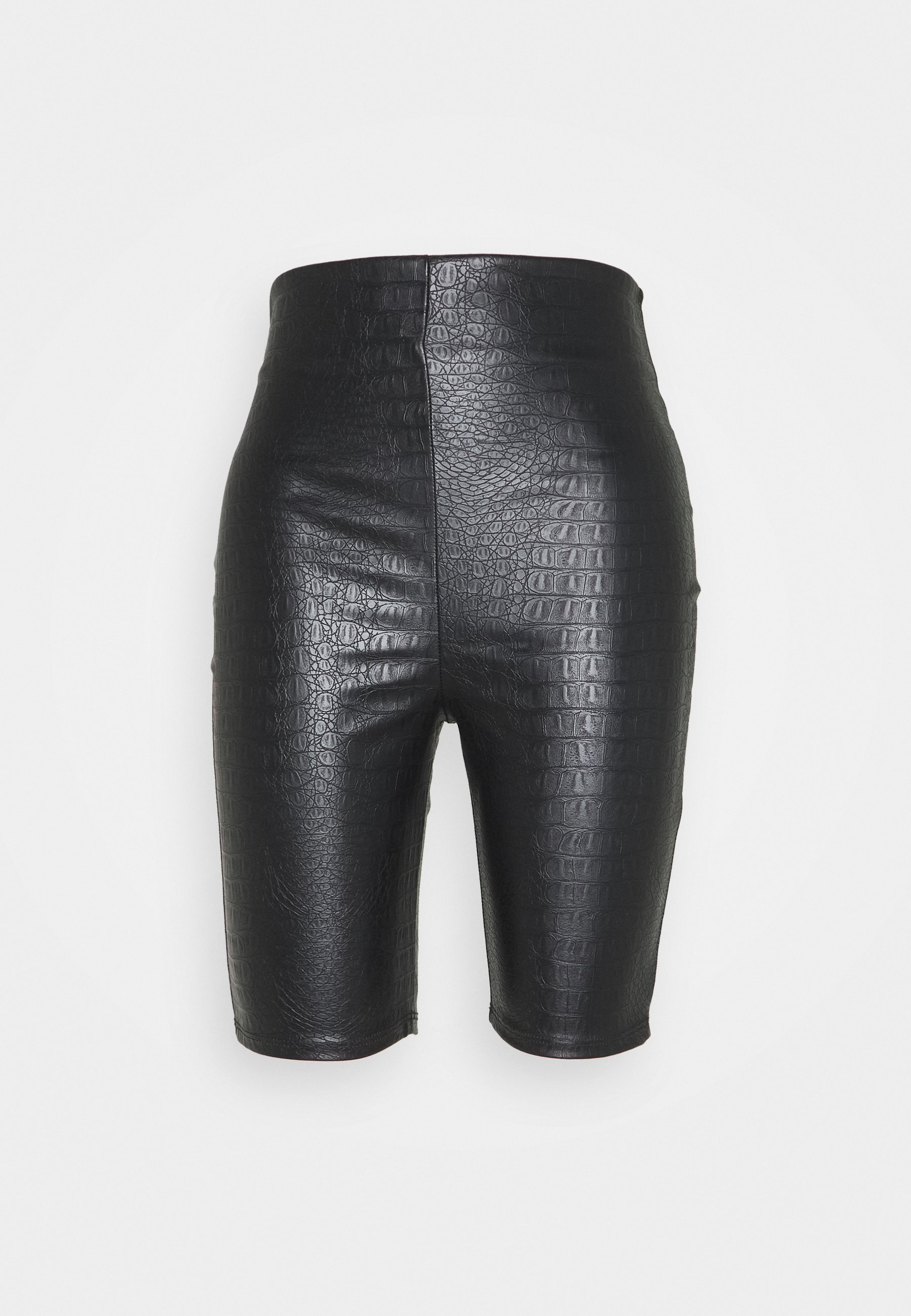 Nly by Nelly CROC BIKER - Shorts - black/Zwart - Zalando.nl