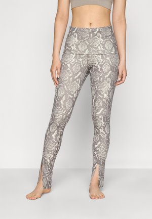 adidas by Stella McCartney LEG - Tajice - almond milk/charcoal