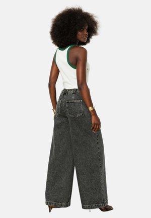 Promod, CESAR JEAN LARGE TAILLE HAUTE - Jean flare - noir