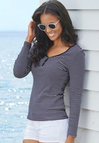 Beach Time 2 PACK - Longsleeve - navy rose gestreift  weiß navy gestreift