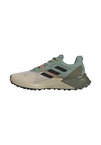 adidas Performance SOULSTRIDE - Maastojuoksukengät - silver green core black   semi impact orange