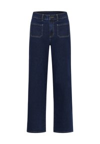 Unselected, dark unwashed blue