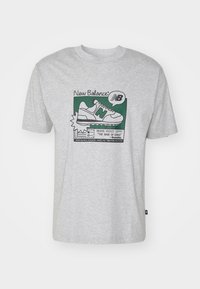 RELAXED TEE - Print T-shirt - athletic grey