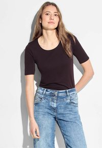 Cecil IN UNIFARBE - T-shirt basic - rot