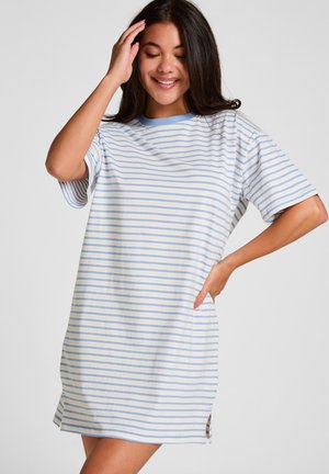 Hunkemöller, HUNKEMÖLLER ROUNDNECK NIGHTSHIRT - Nachtjapon - blue
