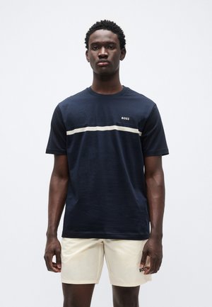 JOIN STRUCTURE - Μπλουζάκι με στάμπα - dark blue