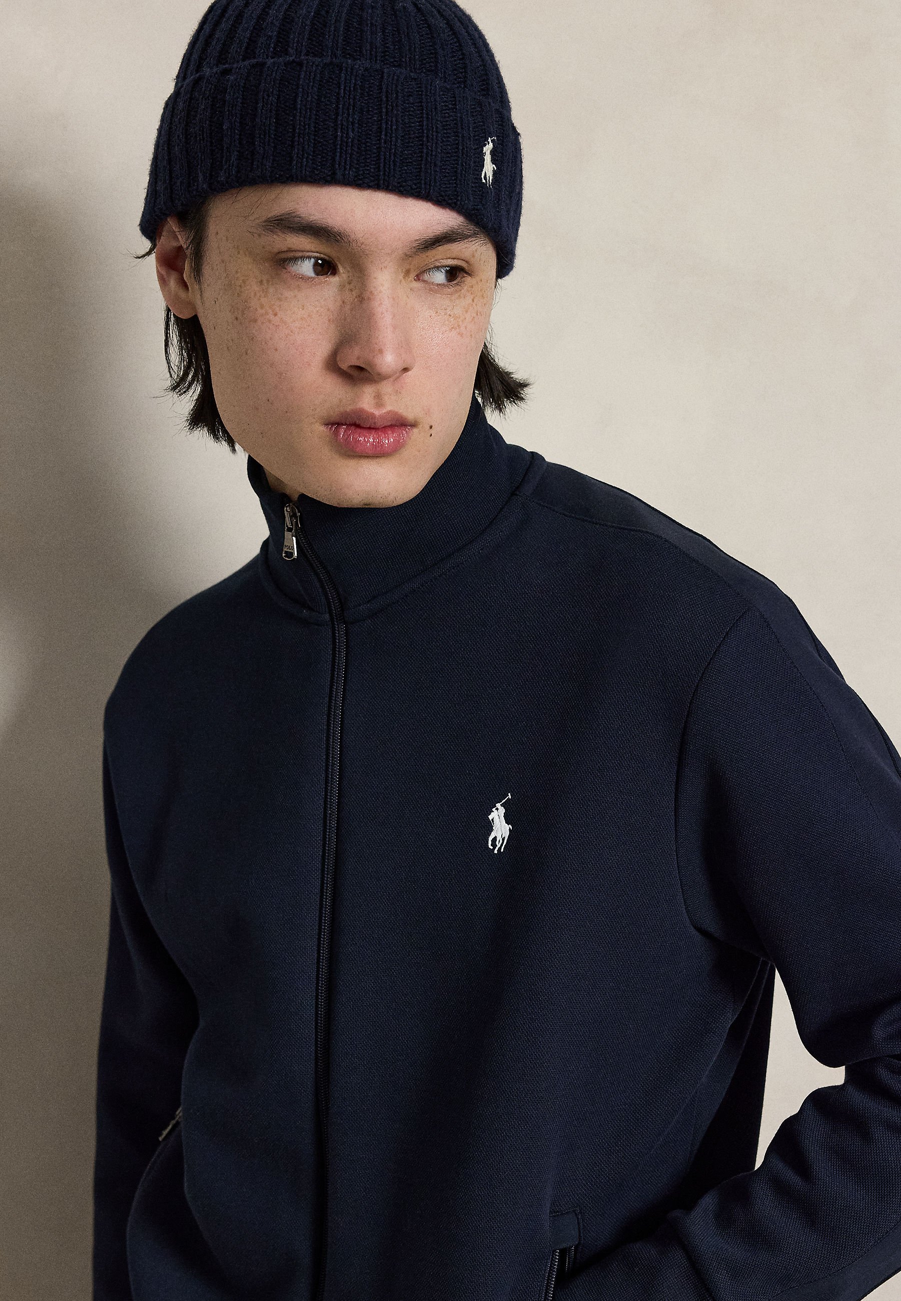 Polo Ralph Lauren DOUBLE KNIT TRACK JACKET - Zip-up sweatshirt