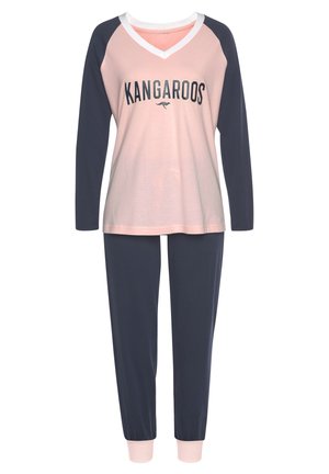 SET - Pyjama set - rosa dunkelblau