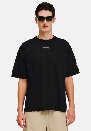 HALO GRAPHIC BOXY - T-shirts print - black seneca rock