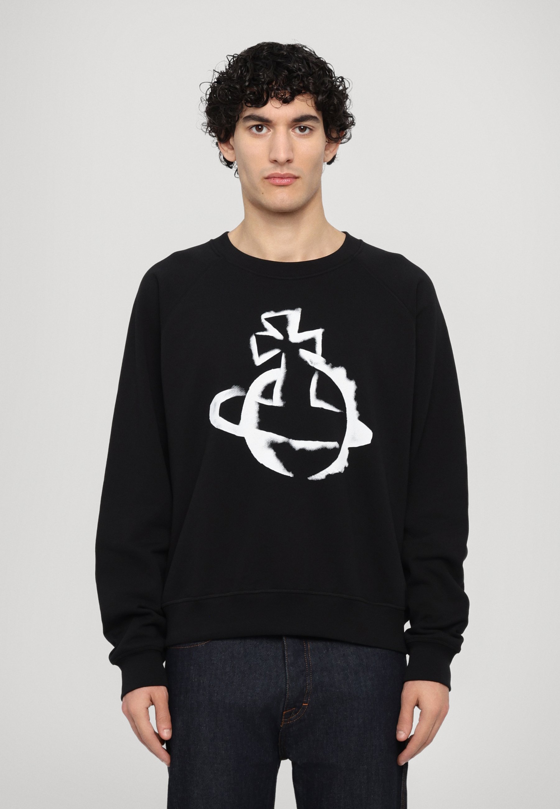 スウェット・トレーナー [Vivienne Westwood]. STENCIL ORB RAGLAN SWEATSHIRT Vivienne Westwood 