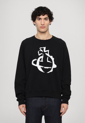 Vivienne Westwood STENCIL ORB RAGLAN - Sportinis megztinis - black