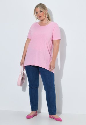 MIAMODA, T-SHIRT, A-LINIE, SAUM HINTEN LÄNGER - T-Shirt basic - pink