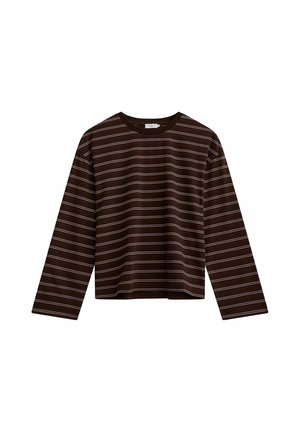 STOCKH LM Studio, TUA TOP - Longsleeve - brown pink stri