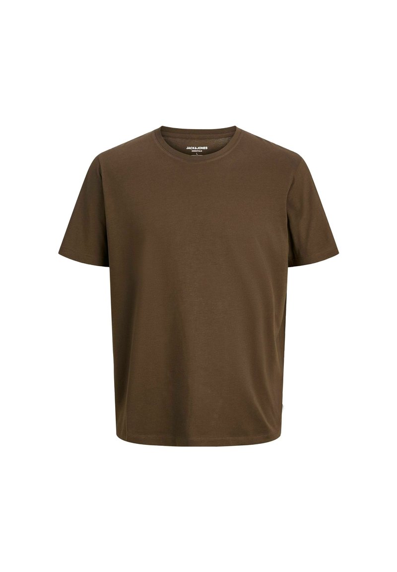 jack & jones T-shirt basic donkerbruin