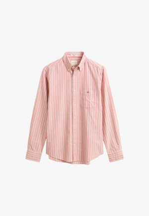 GANT, GANT STRIPED CLASSIC OXFORD SHIRT - Skjorter - maple fire