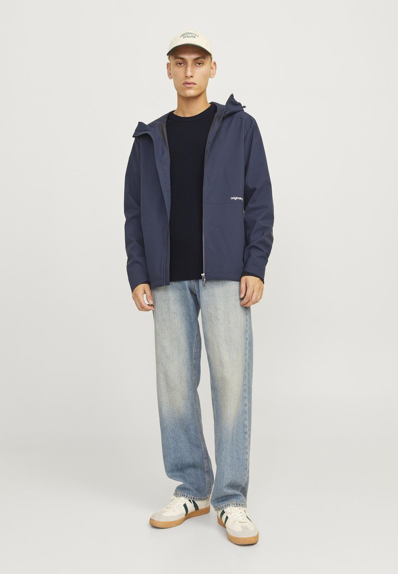 JACK & JONES Jjlink Knit Crew Neck, sky captain, XL