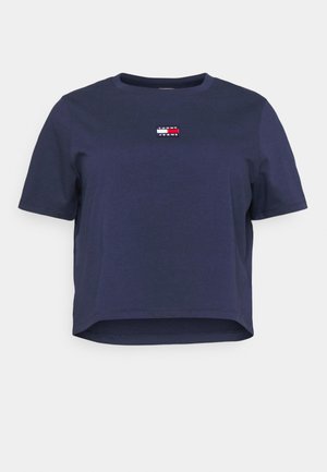 CENTER BADGE TEE - Camiseta básica - twilight navy