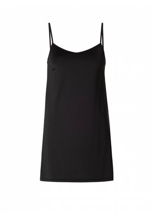 BASE LEVEL CURVY YANIRA - SLIPDRESS - Nachthemd - black