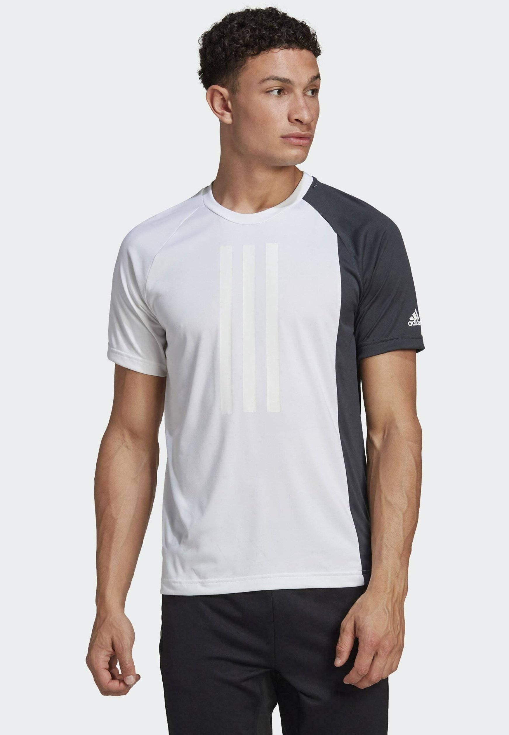 adidas Performance TRAINING COLOURBLOCK - Sport T-shirt - white/wit -  Zalando.nl