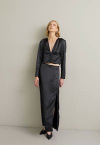 DESIGNERS REMIX LISBON BLOUSE - Μπλούζα - black