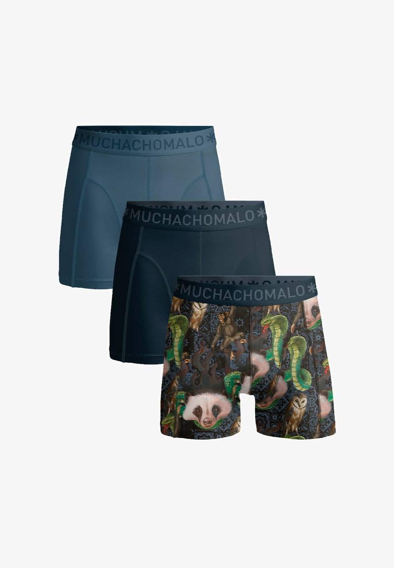 MUCHACHOMALO 3 PACK PRINT SOLID - Trunks - print blue