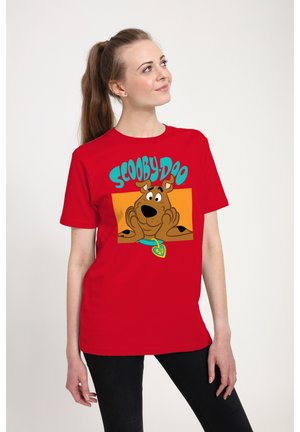 SCOOBY DOO SMILING GRAPHIC - T-shirt imprimé - red