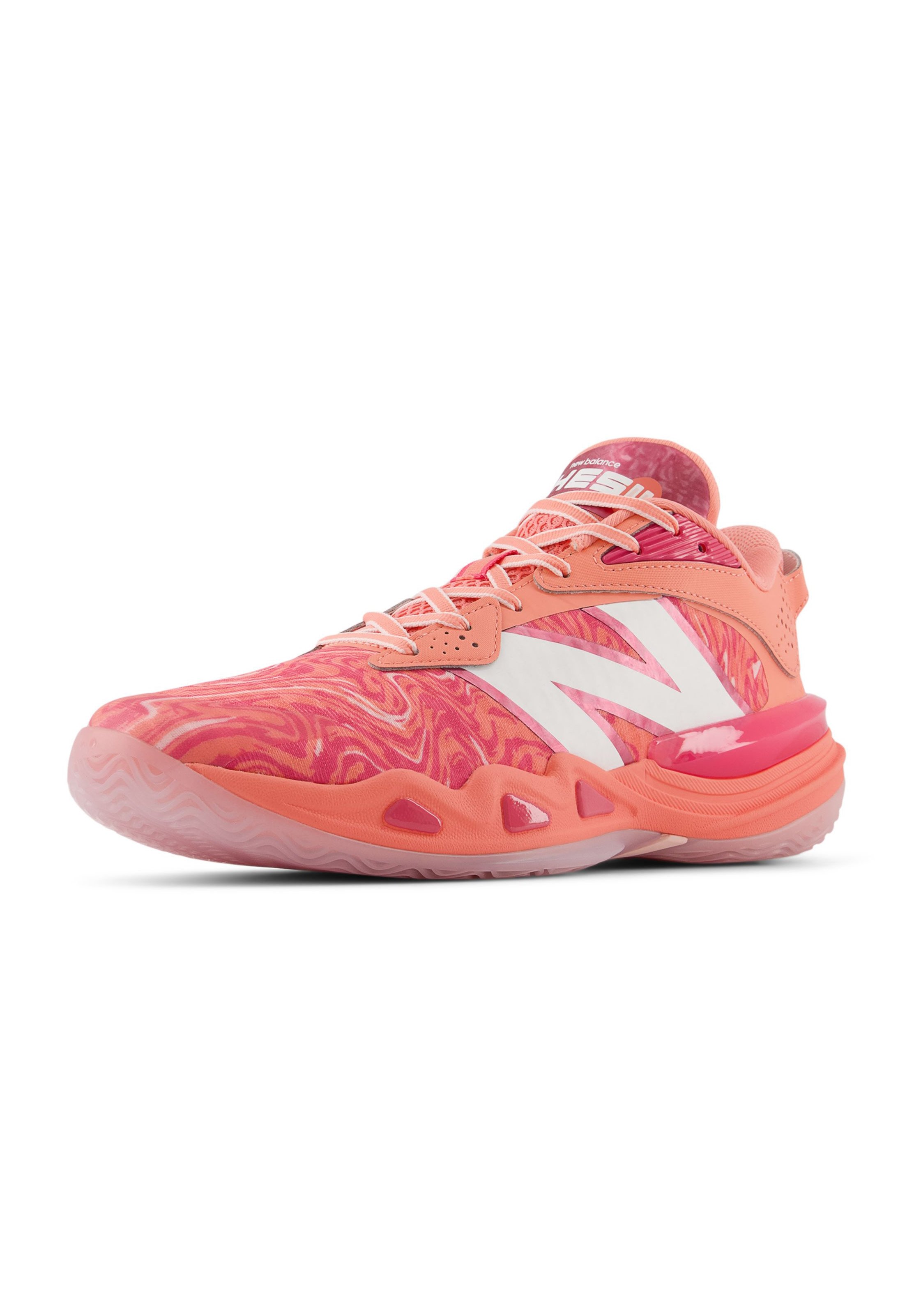 New Balance HESI LOW V2 UNISEX - Obuwie do koszykówki/różowy