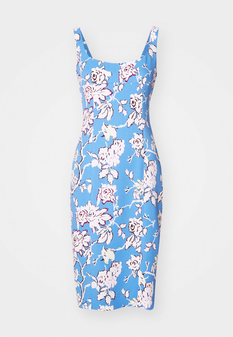 Diane von Furstenberg Cocktailjurk blauw Diane von Furstenberg Cocktailjurk blauw