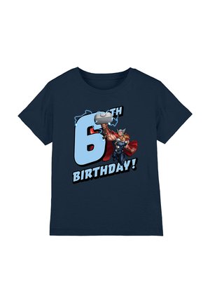 Marvel THOR BIRTHDAY 6 - T-Shirt print - dark blue