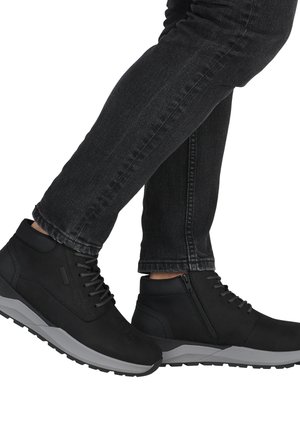 Rieker Stivaletti stringati - schwarz
