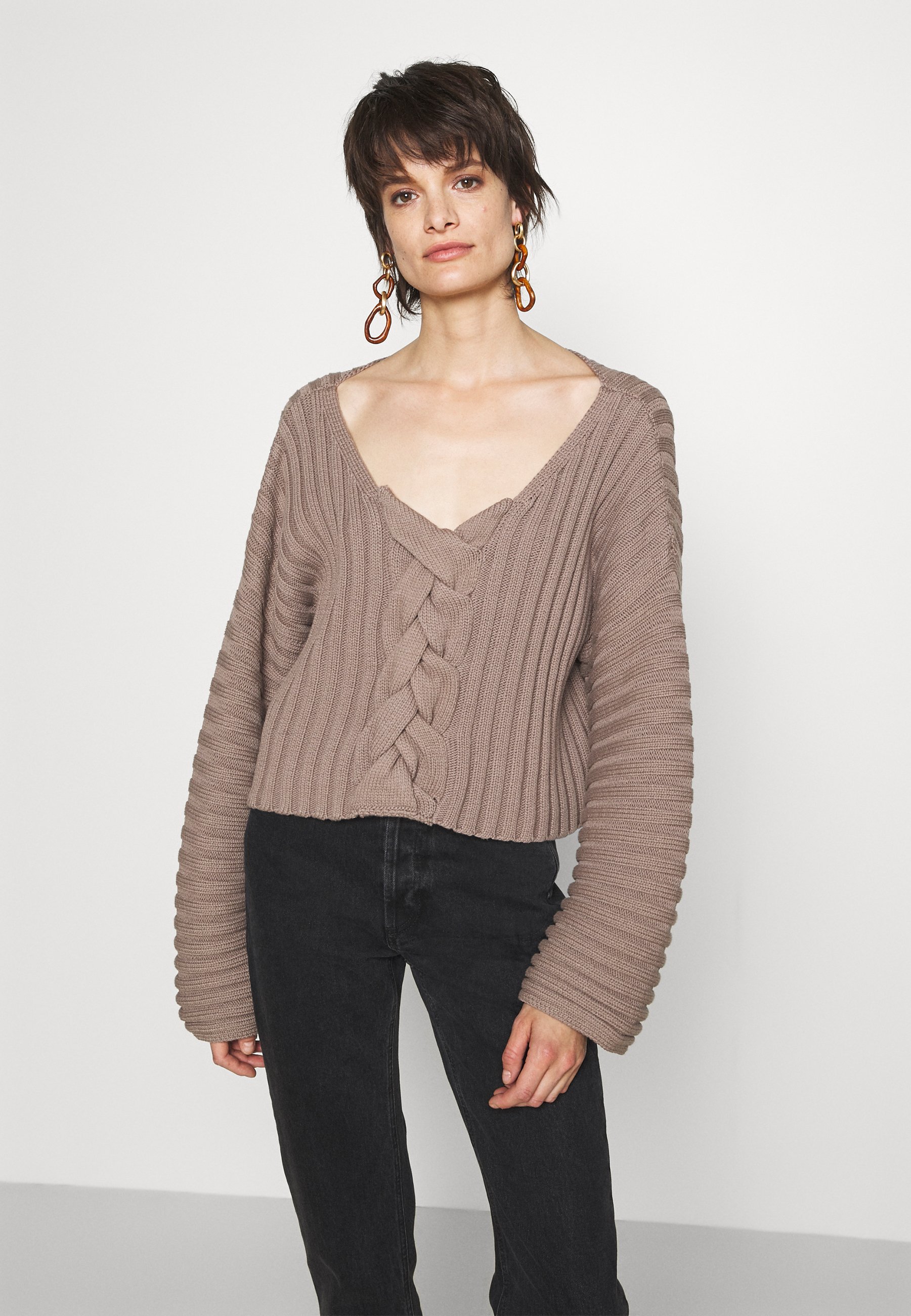 House of Dagmar SASHA - Trui - nocciola/taupe - Zalando.nl
