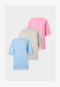 Unselected, light blue/grey/pink