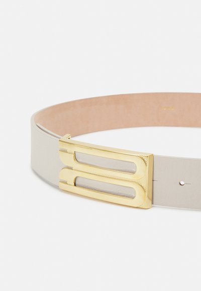 Victoria Beckham JUMBO FRAME BELT - Cinto - latte