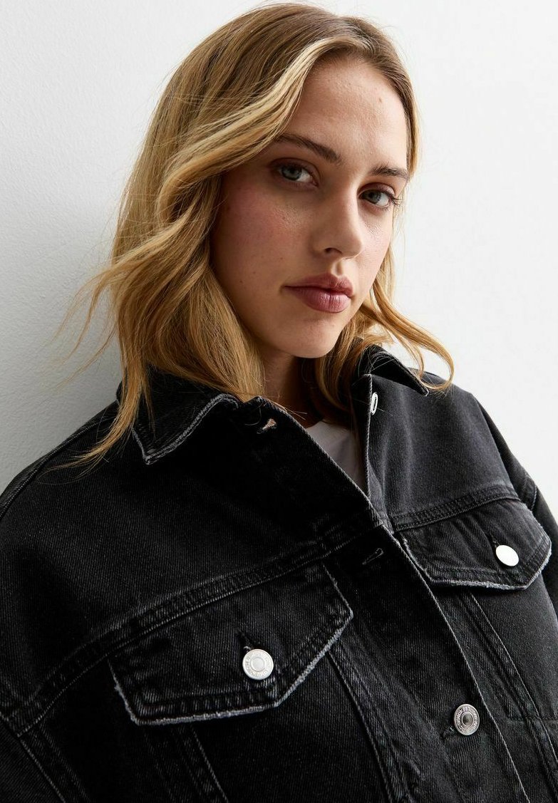 New Look Veste en jean black/noir ZALANDO - Main Image