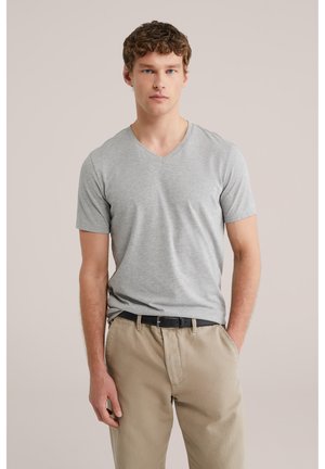 WE Fashion Lihtne T-särk - grey