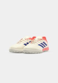 adidas Performance COPA PURE III LEAGUE TF - Fodboldstøvler til kunstgræs - off white/lucid blue/signal coral