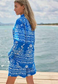 Next Košilová halenka  - blue white print