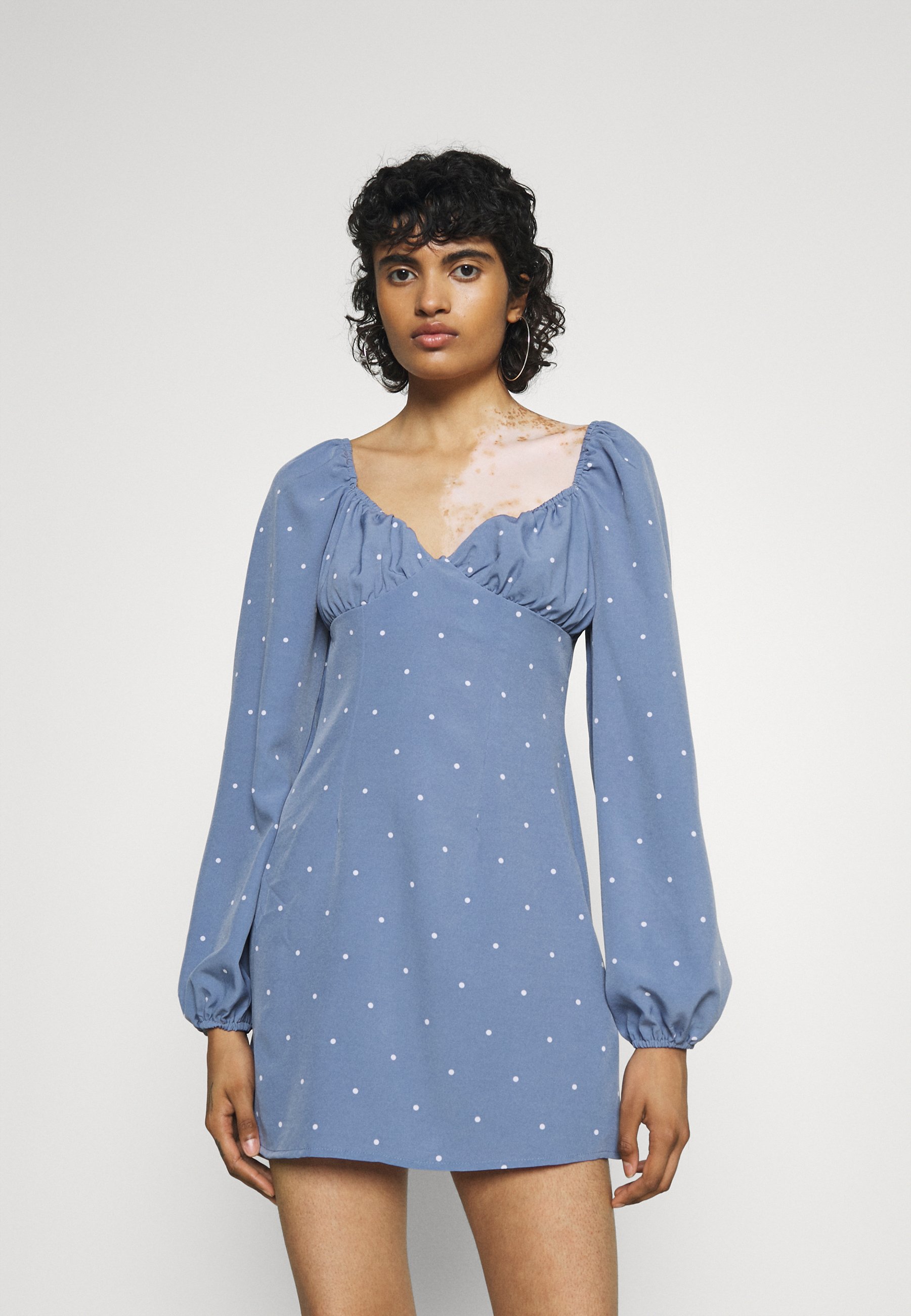 Missguided TIE BUST MILKMAID SKATER 