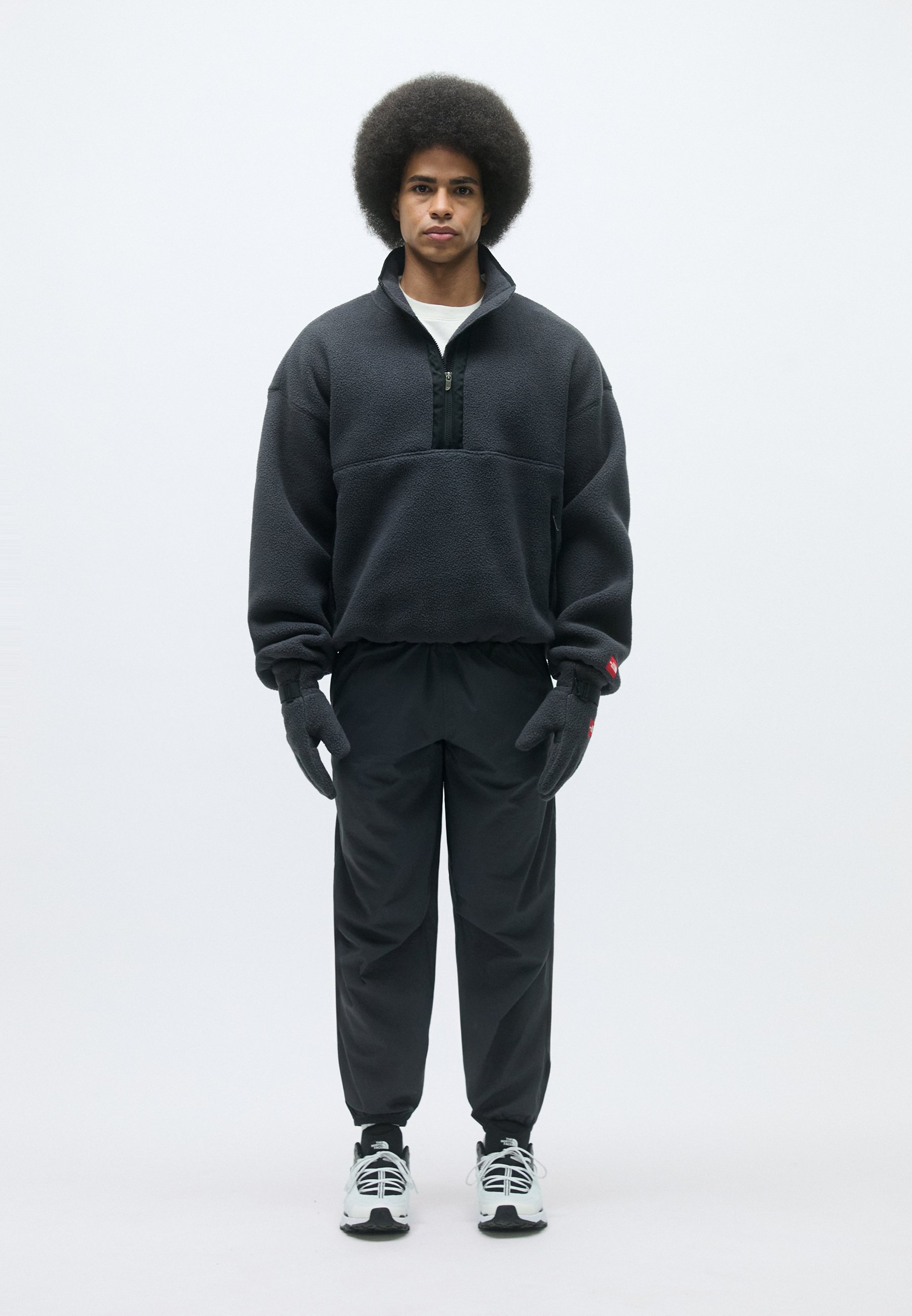 The North Face REDBOX 1/2 ZIP FLEECE - Fleece jumper - obsidian