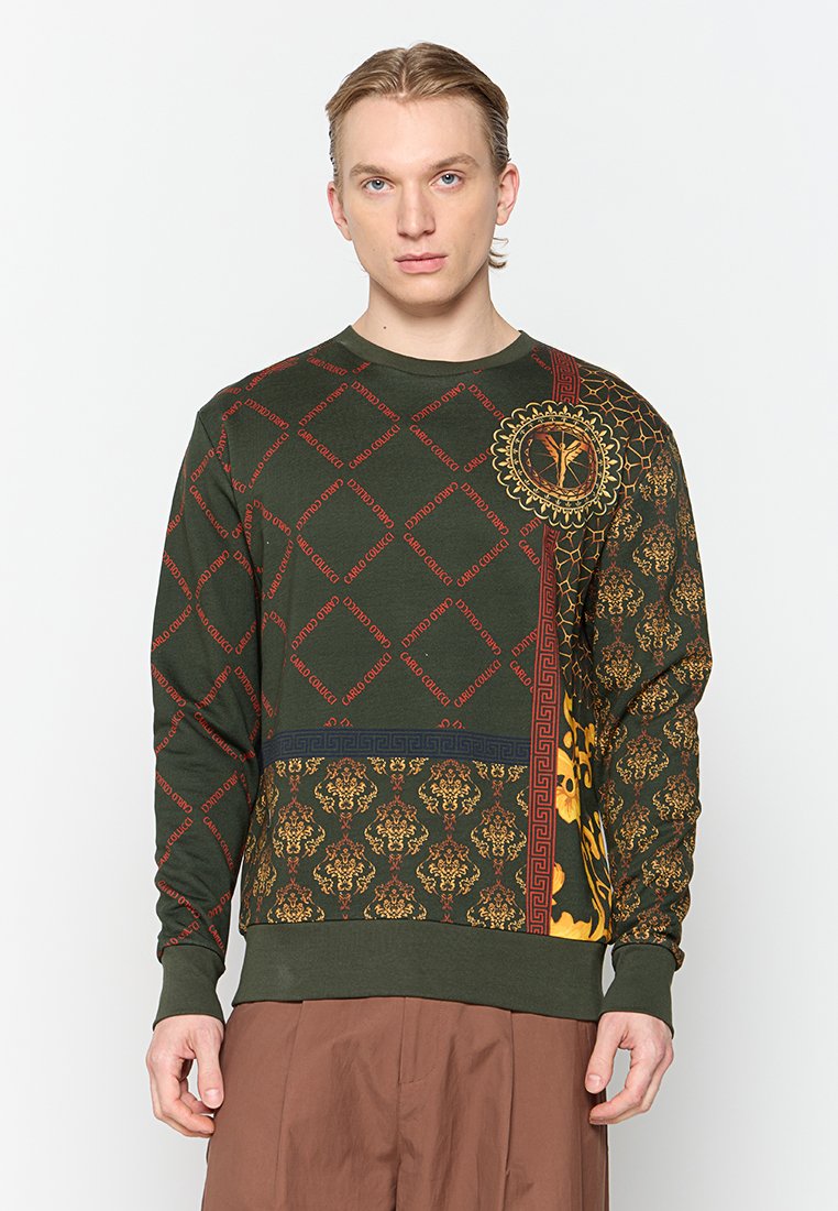 carlo colucci Sweater donkergroen carlo colucci Sweater donkergroen