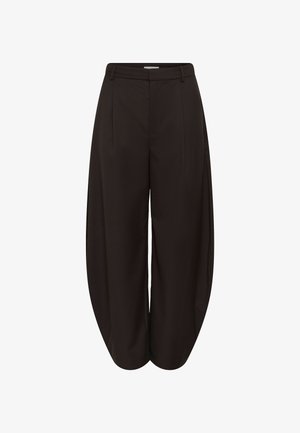 Gestuz, BARREL PANTS - Παντελόνι - ganache