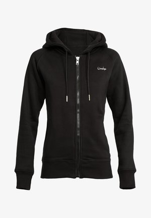 Zip-up sweatshirt - black