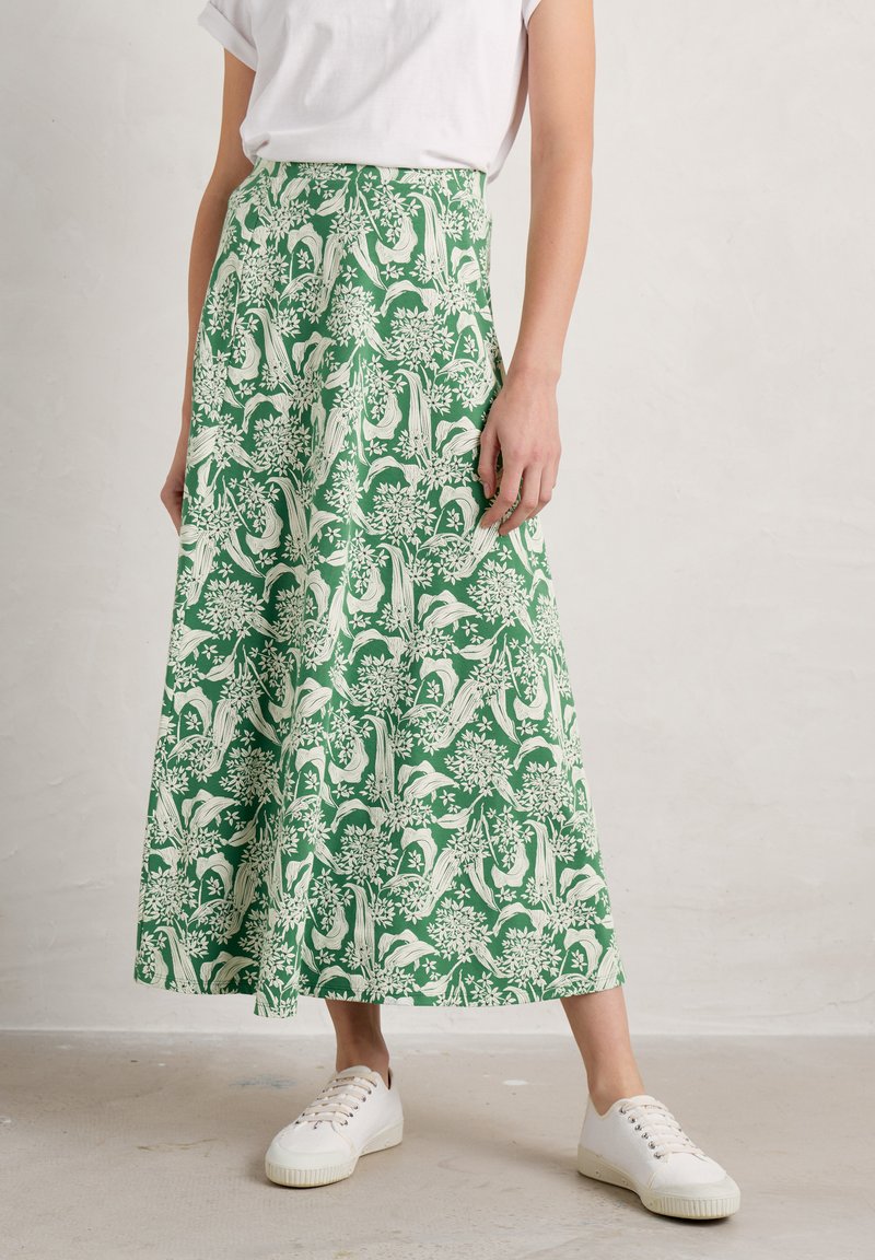 Jupe en Coton BIO pour Femme Éco-Responsable Emeraude Graine – Marché
